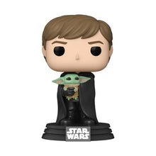 Load image into Gallery viewer, Funko Pop! Star Wars: The Mandalorian - Luke Skywalker with Grogu