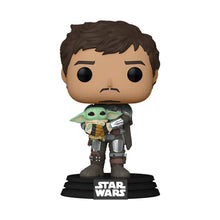 Load image into Gallery viewer, Funko Pop! Star Wars: The Mandalorian (Din Djarrin) Holding The Child (Grogu) Vinyl Bobblehead