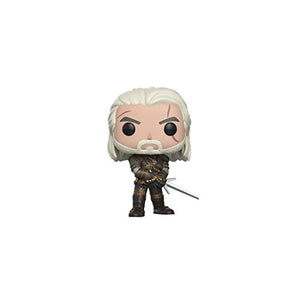 Funko POP Games: The Witcher-Geralt Action Figure Multicolor, 3.75 inches