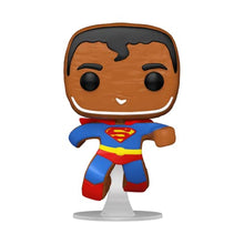 Load image into Gallery viewer, POP! Heroes: DC Holiday Superman Gingerbread Figure