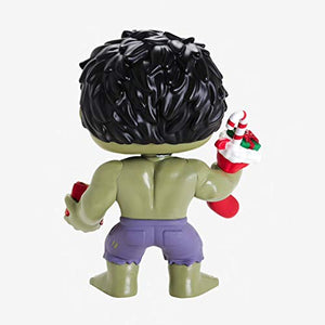 Funko Pop Marvel: Holiday - Hulk with Stocking Collectible Figure, Multicolor