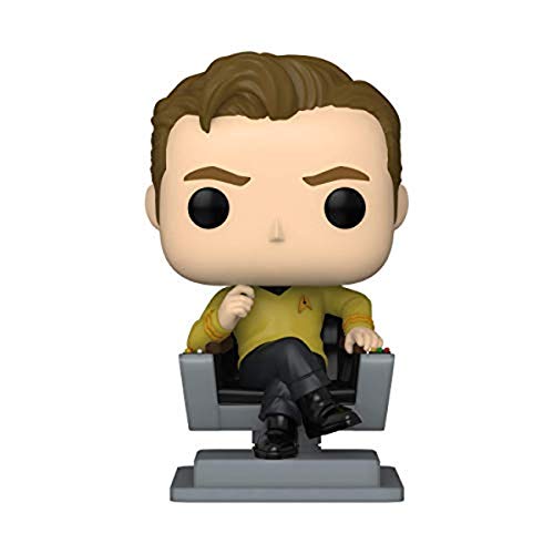 Funko POP Pop! TV: Star Trek - Captain Kirk in Chair Collectible Vinyl Figure, Multicolor, One Size