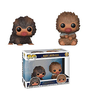 Funko Pop Movies: Fantastic Beasts 2 Crimes of Grindelwald - Baby Niffler (Brown and Tan) 2-Pack