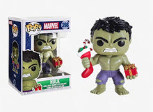 Load image into Gallery viewer, Funko Pop Marvel: Holiday - Hulk with Stocking Collectible Figure, Multicolor