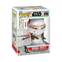 Load image into Gallery viewer, Funko Pop! Star Wars Holiday: Boba Fett Snowman
