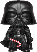 Load image into Gallery viewer, Funko Pop Star Wars: Holiday - Darth Vader with Candy Cane (Styles May Vary) Collectible Figure, Multicolor