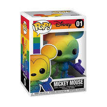 Load image into Gallery viewer, Funko Pop! Disney: Pride - Mickey Mouse (Rainbow), 3.75 inches