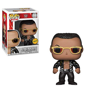 Funko POP! WWE: - The Rock Old School (Styles May Vary) Collectible Toy,Multi-colored,3.75 inches