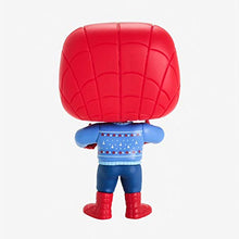 Load image into Gallery viewer, Funko Pop Marvel: Holiday - Spider-Man with Ugly Sweater Collectible Figure, Multicolor