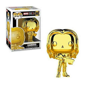 Funko Pop Marvel: Marvel Studios 10 - Gamora (Gold Chrome) Collectible Figure, Multicolor