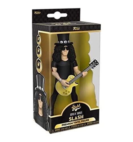 Funko Gold Vinyl: Guns N' Roses - Slash, 5 Inch Premium Vinyl Figure with Chase (Styles May Vary)