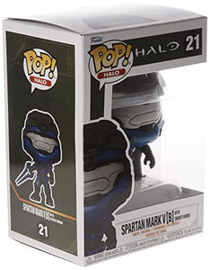 Funko POP Games: Halo Infinite - Mark V [B] with Blue Energy Sword with Chase, Multicolor, (59336)