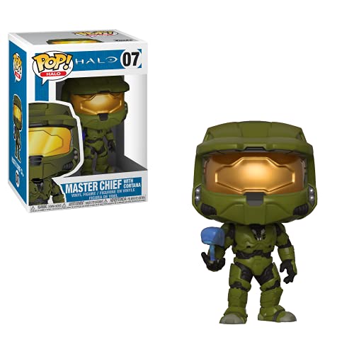 Funko POP! Games: Halo Master Chief with Cortana Collectible Figure, Multicolor