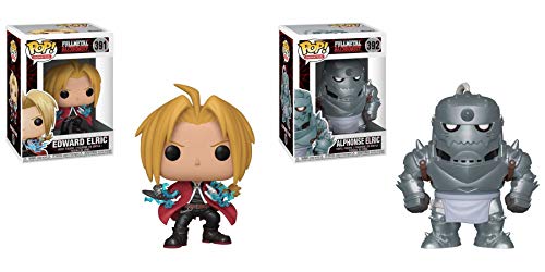 Pop Fullmetal Alchemist Brothers Bundle with Edward Elric 391 and Alphonse Elric 392 (2 items)