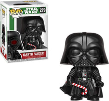 Load image into Gallery viewer, Funko Pop Star Wars: Holiday - Darth Vader with Candy Cane (Styles May Vary) Collectible Figure, Multicolor