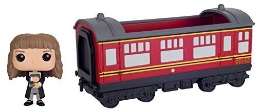 Funko POP Rides: Harry Potter - Hogwarts Express Train car with Hermione Granger Action Figure