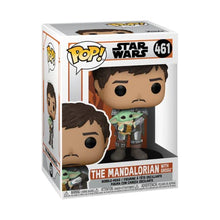 Load image into Gallery viewer, Funko Pop! Star Wars: The Mandalorian (Din Djarrin) Holding The Child (Grogu) Vinyl Bobblehead