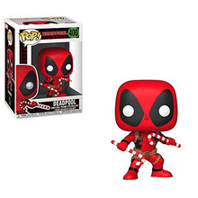 Load image into Gallery viewer, Funko Pop Marvel: Holiday - Deadpool with Candy Canes Collectible Figure, Multicolor