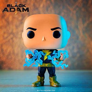 Funko Pop! Movies: Black Adam - Black Adam No Cape with Lighting Chest - Chance of Chase, Multicolor, Standard, 64189