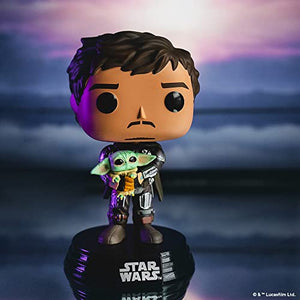 Funko Pop! Star Wars: The Mandalorian (Din Djarrin) Holding The Child (Grogu) Vinyl Bobblehead