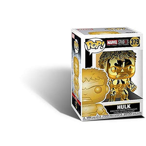 Funko Pop Marvel: Marvel Studios 10 - Hulk (Gold Chrome) Collectible Figure, Multicolor, Standard