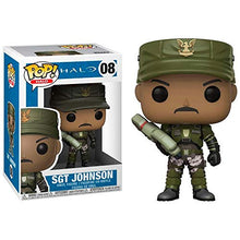 Load image into Gallery viewer, Funko POP! Games: Halo Sergeant Johnson (Styles May Vary) Collectible Figure, Multicolor