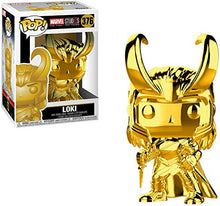 Load image into Gallery viewer, Funko Pop Marvel: Marvel Studios 10 - Loki (Gold Chrome) Collectible Figure, Multicolor