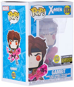 Pop X-Men Gambit Glow-in-The-Dark Vinyl Figure - Entertainment Earth Exclusive