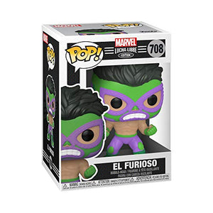 Funko POP Marvel: Luchadores - Hulk, Multicolor, One Size