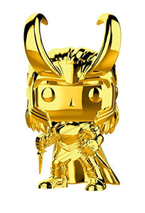 Funko Pop Marvel: Marvel Studios 10 - Loki (Gold Chrome) Collectible Figure, Multicolor