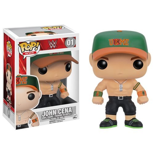 WWE: John Cena Never Give Up POP Figure Toy 3 x 4in