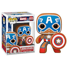 Load image into Gallery viewer, Funko Pop! Marvel: Gingerbread Captain America