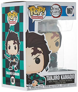 Funko POP Animation: Demon Slayer- Tanjiro Kamado, Multicolor