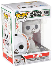 Load image into Gallery viewer, POP! Star Wars: Holiday C-3PO Snowman Figure