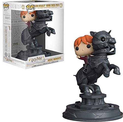 Funko Movie Moment: Harry PotterRon Riding Chesspiece, Multicolor