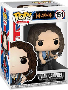 Funko Pop! Rocks: Def Leppard - Vivian Campbell, Multicolor (45037)