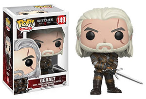 Funko POP Games: The Witcher-Geralt Action Figure Multicolor, 3.75 inches