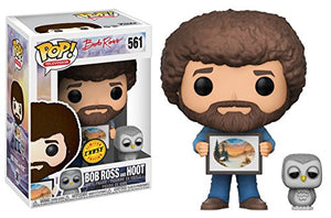 Funko POP! TV: Bob Ross - Bob Ross with Raccoon (Styles May Vary) Collectible Figure