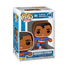 Load image into Gallery viewer, POP! Heroes: DC Holiday Superman Gingerbread Figure