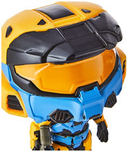 Load image into Gallery viewer, Funko Pop! Games: Halo Infinite - Spartan Mark VII with VK78, Blue &amp; Yellow, with Game Add On, 3.75 inches