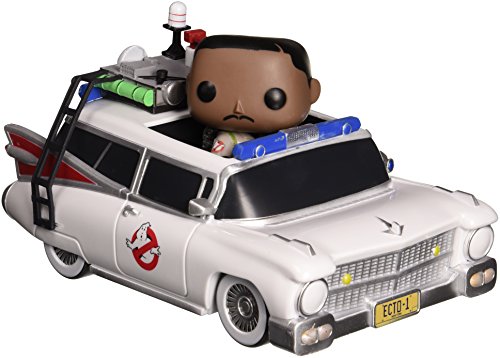 Funko POP! Movies: Ghostbusters - Winston Zeddmore and Ecto 1 Action Figure,Multi-colored