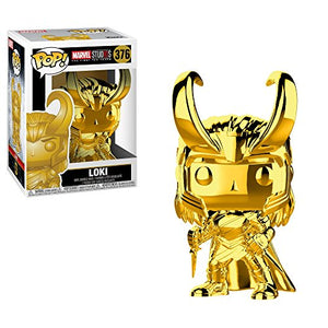 Funko Pop Marvel: Marvel Studios 10 - Loki (Gold Chrome) Collectible Figure, Multicolor