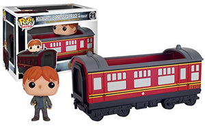 Funko POP Rides: Harry Potter - Hogwarts Express Train car with Ron Weasley Action Figure,Multi