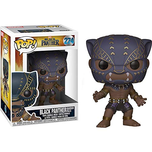Funko POP! Marvel: Black Panther Movie - Black Panther (Warrior Falls) Collectible Figure