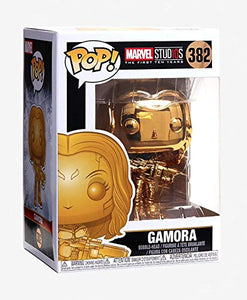 Funko Pop Marvel: Marvel Studios 10 - Gamora (Gold Chrome) Collectible Figure, Multicolor